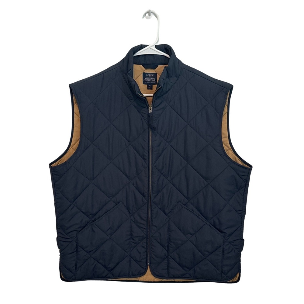 J. Crew Authentic Outerwear Quilted Vest Men’s Size XL